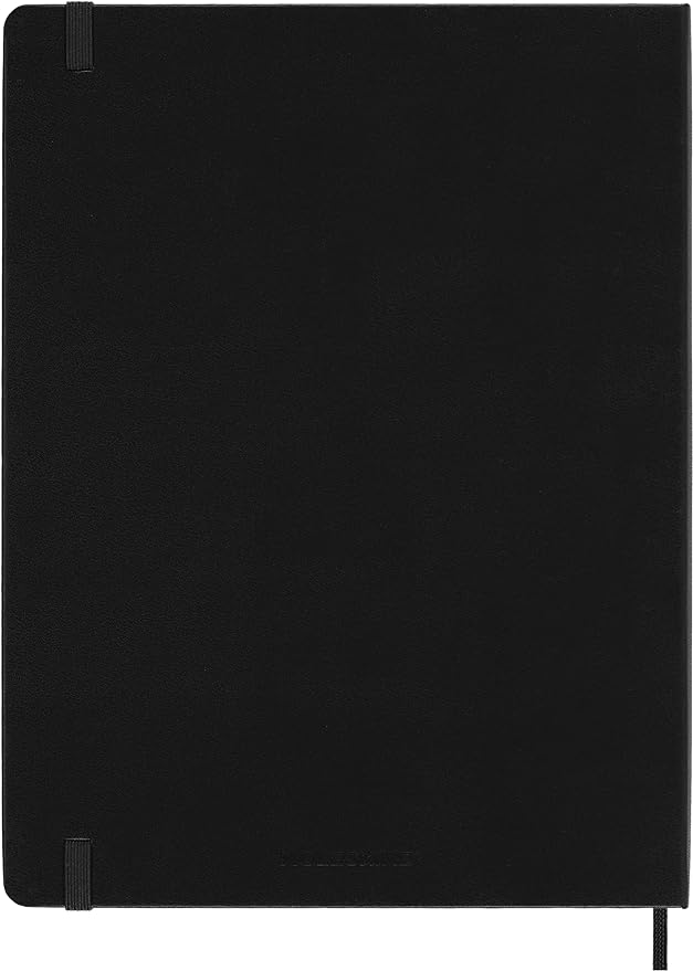 Moleskine Classic Collection Hard Cover Notebook, 1-Subject, Dotted Rule, Black Cover, (80) 10 x 7.5 Sheets