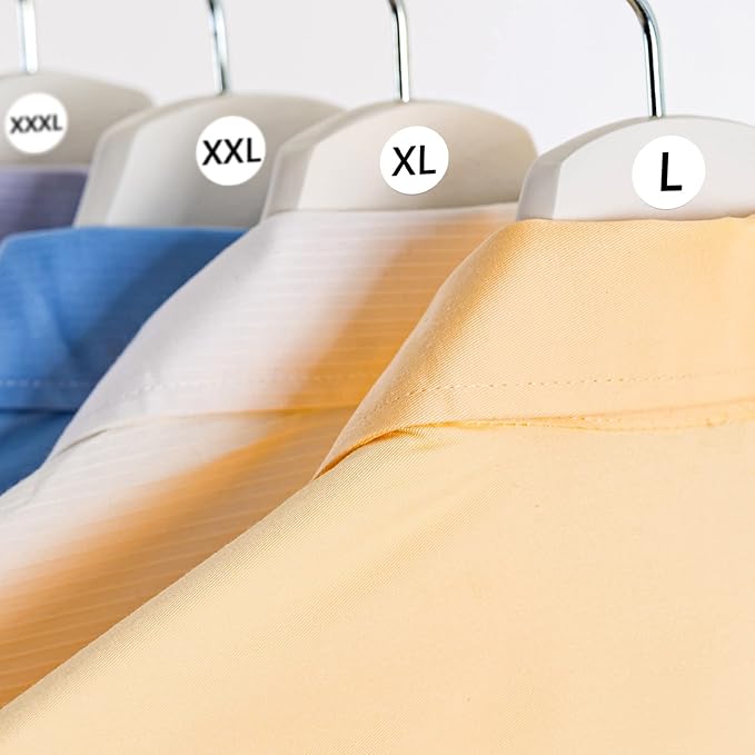 3500 PCS Clothing Size Stickers Labels 7/8" Round Self Adhesive Size Stickers for Clothing T Shirts Retail, 7 Sizes (XS, S, M, L, XL, XXL, XXXL)