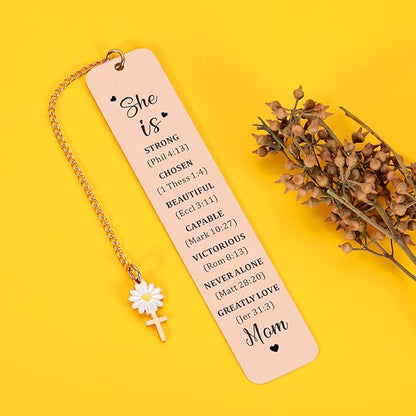 Gifts for Mom from Daughter Son Christmas Bible Bookmark for Women Valentines Mothers Day Birthday Gifts for Mother Mommy Mom to Be Bonus Mom Grandma from Teens Kids Book Lovers Sentimental Gift Idea