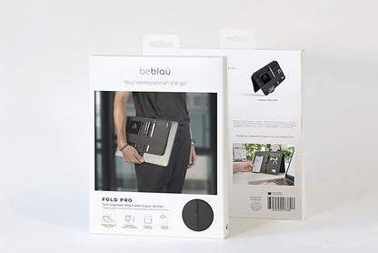 Beblau 3-in-1 Sleeve Bag, Laptop & Tablet Portfolio | Portable Tech & Desktop Organizer | Laptop Carrying Case | MacBook Air/Pro, Lenovo, HP, Dell, Asus Notebook..Up to 15" Gift