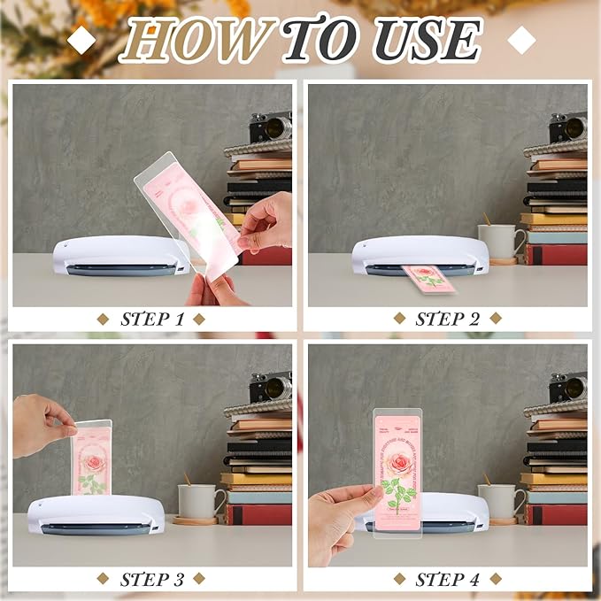 Fuyoooo 601 Pcs DIY Bookmark Making Kit 2.36 x 6.3 Inches Bookmark Laminating Pouches 5 Mil Hot Laminator Sleeves with Rainbow Tassels and Puncher Fit Most Pouch Laminating Machines