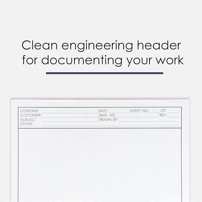 8.5" x 11" Isometric Graph Paper 50 Sheets Portrait - 0.25" Grid, Non-photo Blue, High Brightness, Drafting, Engineering, Art, 3D Design (3-Pack)