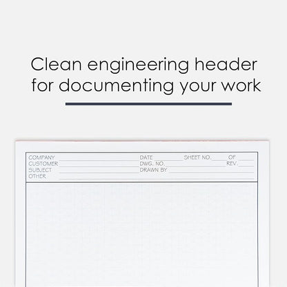 8.5" x 11" Isometric Graph Paper 50 Sheets Portrait - 0.25" Grid, Non-photo Blue, High Brightness, Drafting, Engineering, Art, 3D Design (3-Pack)