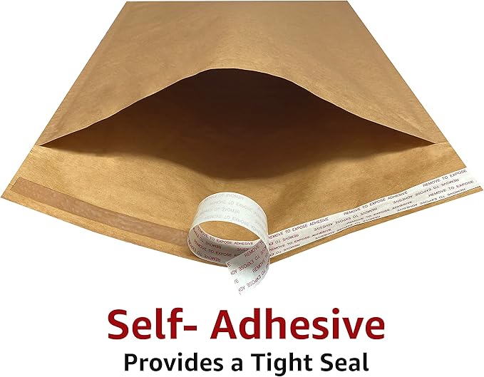 Honeycomb paper padded envelope sealable mailers (30, #5-10.5" x 15")