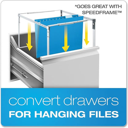 Pendaflex Recycled Hanging Folders, Legal Size, Assorted Colors, 1/5 Cut, 25/BX (81632)