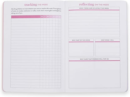 Erin Condren Self-Care Journal Petite Planner, Slim, Portable Self-Care Planner, Easy-to-Use Self-Care Prompts and Trackers for Health and Wellness