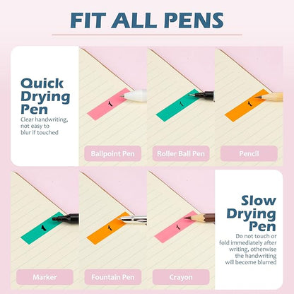 3200Pcs Books Tabs for Annotating, Sticky Tabs, Sticky Notes, Morandi Page Markers, Multi-Colored Writeable and Repositionable Book Flags Strip (3200Pcs)