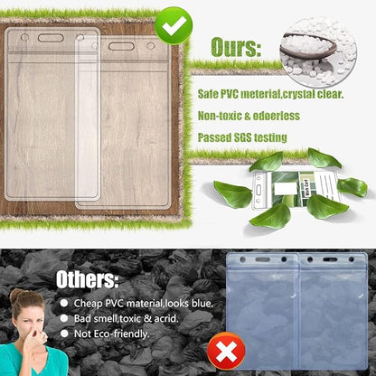 Retractable Lanyards for ID Badges and Keys, Cute Breakaway Teacher Lanyard with Badge Holders and Reels, Silicone Beaded Lanyard for Women, Nurses, Office with 2 Waterproof Card Holders