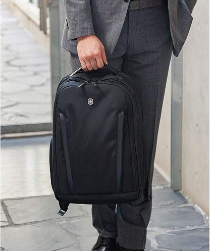 Victorinox Altmont Professional Essentials Laptop Backpack - Tablet & Laptop Bag for Travel Accessories - Computer Backpack Includes Sleek Organizer - 24 Liters, Black