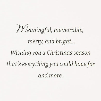 Hallmark Boxed Christmas Cards, Snowy Wreath (40 Cards and Envelopes)