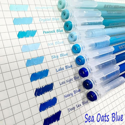 0.5mm Journal Colouring Pens, Assorted Rainbow Colors Pens Set of 9 for Adults Journal Coloring Calligraphy,Made for Everyday Writing, Journals,Drawing,Coloring Books (Navy Blue)