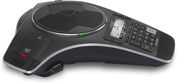 VTech VCS712 ErisStation DECT 6.0 Wireless Conference Phone with Two Wireless Mics Using Orbitlink Wireless Technology, Full-Duplex Speakerphone, Small & Medium Business, up to 24 Hrs. Talk time