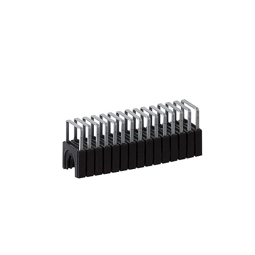 Arrow 591168BL Genuine T59 Insulated 1/4-Inch Leg Length, 1/4-Inch Crown Size, Staples Black 300-Pack