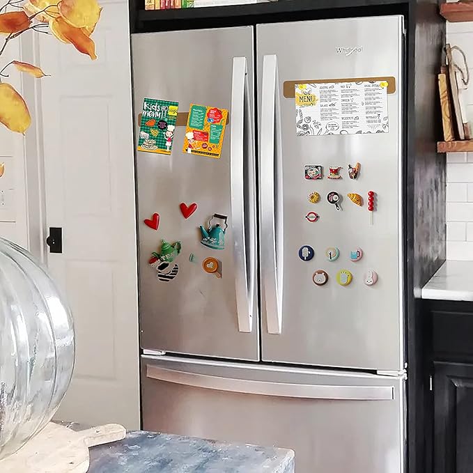 Felt Pin Board Bar Strips Bulletin Board for Bedrooms Offices Home Wall Decoration, Notice Board Self Adhesive Cork Board with 35 Push Pins for Paste Notes, Photos, Schedules