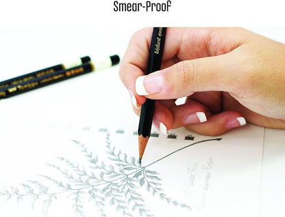 Tombow MONO Drawing Pencil, 5H, Graphite 12-Pack