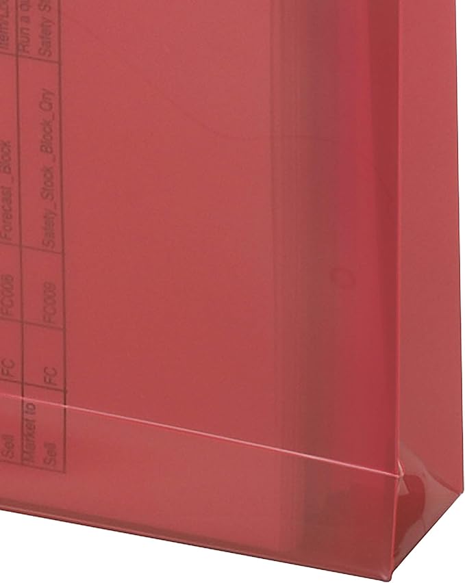 Smead Poly Envelope, 1-1/4" Expansion, String-Tie Closure, Top Load, Letter Size, Assorted Colors, 5 per Pack (89501)