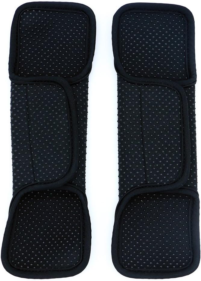 2 Pack Comfort Shoulder Strap Pads for Laptop Messenger Backpack Rucksack Travel Bag Replacement Shoulder Bags (BLACK-2)