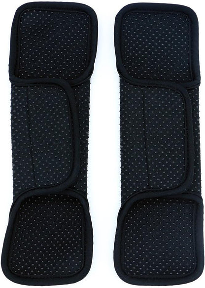 2 Pack Comfort Shoulder Strap Pads for Laptop Messenger Backpack Rucksack Travel Bag Replacement Shoulder Bags (BLACK-2)