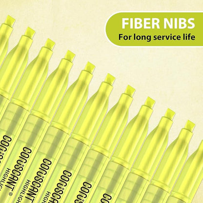 80 packs of highlighters, yellow highlighter, wide chisel tip marking, quick drying, bulk fluorescent pen marking, non-toxic and tasteless, suitable for schools offices and home.