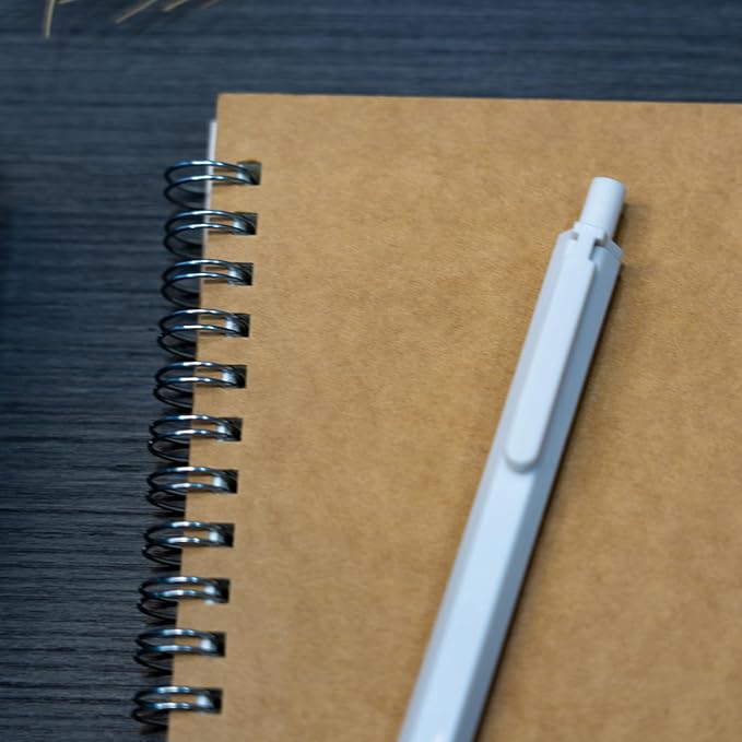 10 inch x 7.5 inch, 100GSM, Blank Spiral Notebook, 1-Pack, Soft Cover, Sketch book, 100 Pages / 50 Sheets, with writing backboard, (Brown)