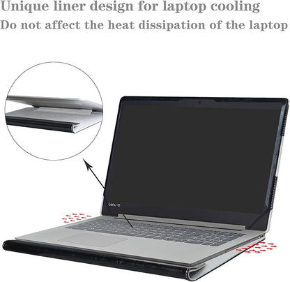 Alapmk Protective Case for 15.6 Inch Lenovo Ideapad 320s 15 320s-15ikb & 16 Inch Lenovo ThinkPad P16s/ThinkPad T16/ThinkPad T16 Gen 2 [Not fit Ideapad 320 15.6/ThinkPad P16],Black