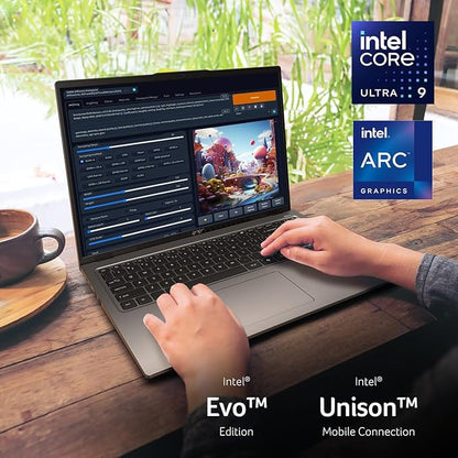 Acer Swift Go 16 Intel Evo Edition Laptop | 16" 1920 x 1200 Touch Display | Unlock AI Experiences | Intel Core Ultra 9 Processor 185H | Intel ARC | 16GB LPDDR5X | 1TB SSD | Wi-Fi 7 | SFG16-72T-95Z6