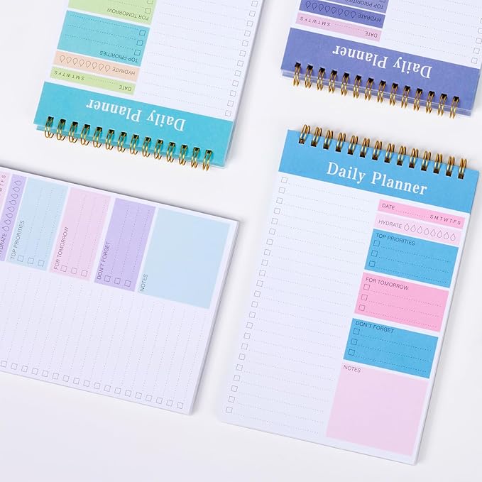 Do List Notepad, 52 Sheets To Do List Planner, 5.2"x7.8" To Do List Notebook, Undated Daily Planner 2024 for School/Office Supplies