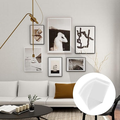 AUEAR, 200 Pack (11-3/8" x 14-3/16") Acid-Free Crystal Clear Sleeves Storage Bags for 11x14 Prints/Pictures/Photos/Framing Mat Mattes