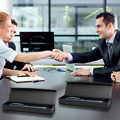 42 Pcs Pen Gift Boxes Empty Black Ballpoint Pen Gift Box with Cushion Pen Jewelry Display Box Empty Present Collection Cases for Birthday Souvenir Business Gifting Office Supplies