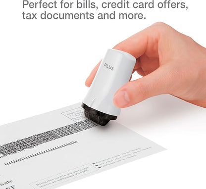 Identity Theft Prevention Security Stamp Wide Roller Security Stamp Kits (White)