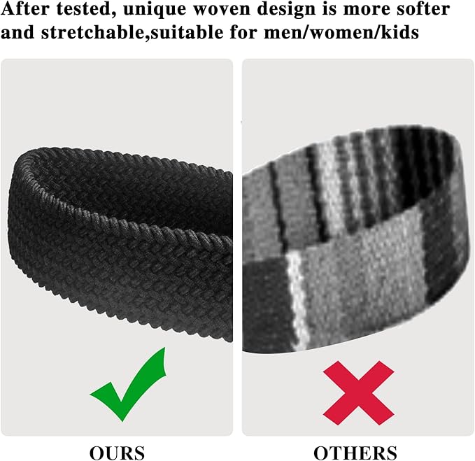 Fishent Stretchy Wristlet Keychain,Braided Cute Wrist Lanyards for Keys, Key Chain Holder for Women Men, Wrist Strap Keychain for Car Keys Phone Camera Wallet ID Badges Card (Black)