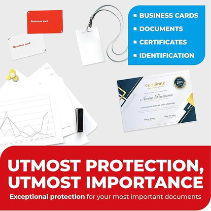 3MIL Thermal Laminating Pouches (200 Count) 9x11.5 inch Dry-Erase Friendly Sheets, Compatible with Laminators Crystal Clear Laminated Finish