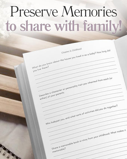 Stepmom's Life Story Journal (Hardcover): A Meaningful Keepsake for Stepmom to Share Her Journey & Memories, Book Includes 250+ Prompt Questions, Sentimental Gift for Mother's Day, Birthday, Christmas