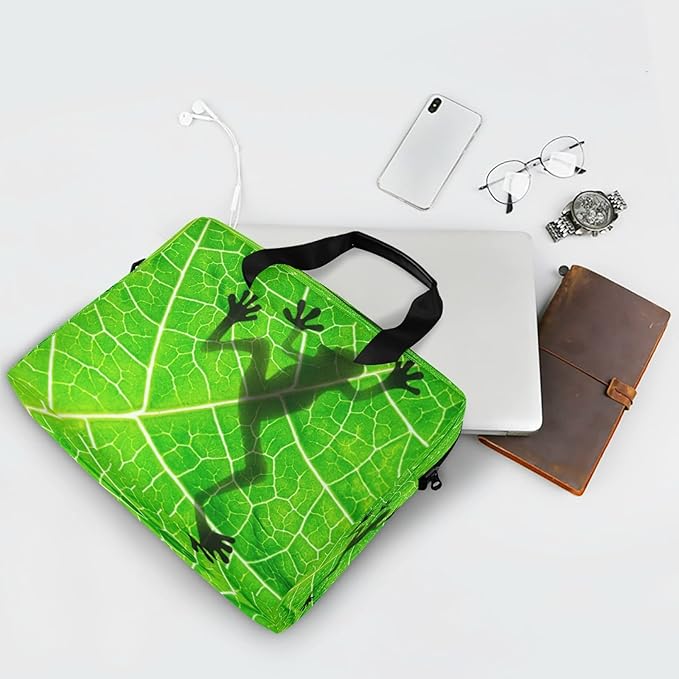 Frog Laptop Messenger Bag Case Sleeve Briefcase for Men Women