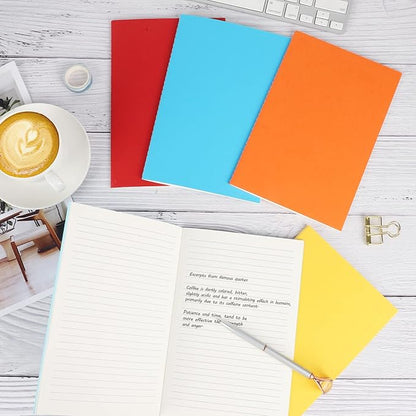 EOOUT 36pcs 12 Colors Journals Notebooks in Bulk, Ruled Lined Journals for Writing, 5.5" X 8.5", 60 Pages, for Kids, Office School Supplies, Gifts