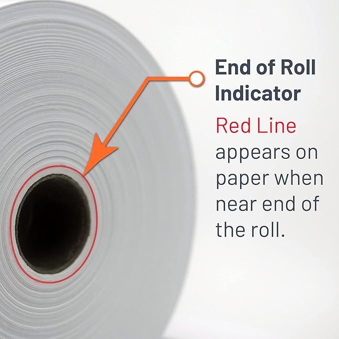 Victor 7050 Compact White Paper Rolls for Handheld and Portable Printing Calculators/Adding Machines/Ink Print Cash Registers 2.25” W x 150' FT (3-Pack)