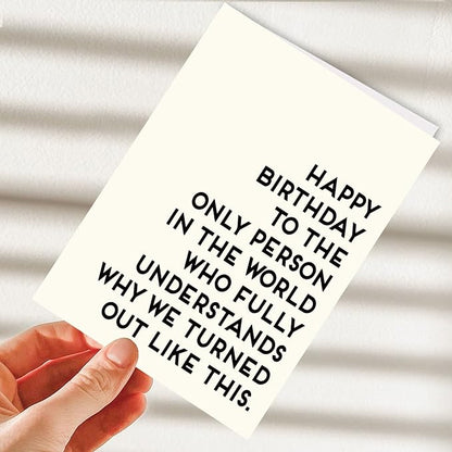 Brother Birthday Card, Sister Birthday Card, Funny Birthday Cards for Women, Birthday Card for Sister, Birthday Card for Brother, Funny Sister Birthday Card, Best Friend Birthday Card, Funny Brother Birthday Card