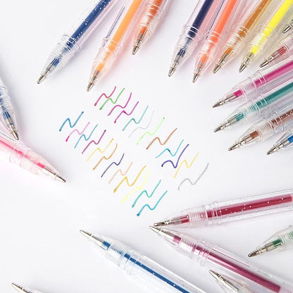24 Pack Mini Glitter Gel Pen,Tiny Pens for School,Office and Home… (1)