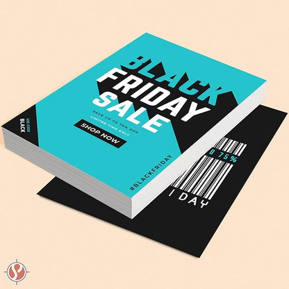 8.5 x 5.5” Bright White Card Stock Paper – Great for Arts and Crafts, Greeting Cards, Invitations, Flyers, Brochures, Photos | Heavyweight 80lb (216gsm) Cover Cardstock | 100 Sheets per Pack