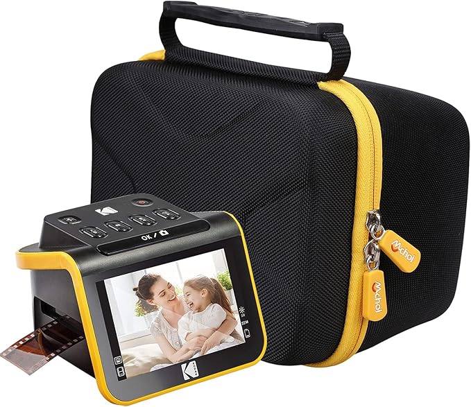 Mchoi Shockproof Carrying Case Suitable for Kodak Slide N SCAN Film and Slide Scanner with Large 5” LCD Screen, Hard Protective EVA Case Impact Resistant, Case Only