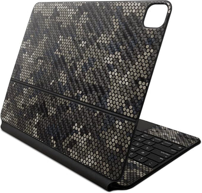 Carbon Fiber Skin Compatible with Apple Magic Keyboard for iPad Air 13-inch (M2) 2024 - Camo Dots - Premium 3M Vinyl Protective Wrap Decal Cover - Easy to Apply | Crafted in The USA by MightySkins