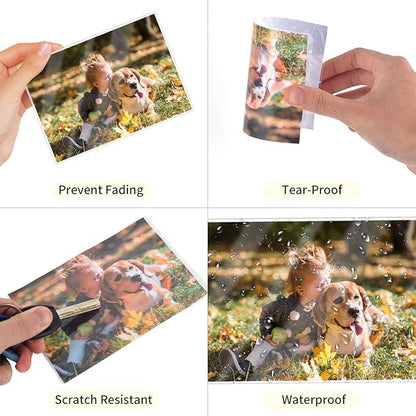 Index Card Laminating Pouches 3x5 File Card Laminating Pouches Lamination Pouches Recipe Card Laminating Pouches for Work Permits Pass Cards Student ID Cards (500, 3mil)