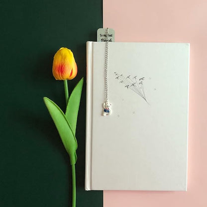 Best Friend Bookmarks Men Teens Christmas Graduation Farewell Bookmark Good Friends Birthday Back to School Gifts Appreciate Friendship Encouragement Retirement Thank You Keepsakes Cute Bear Design