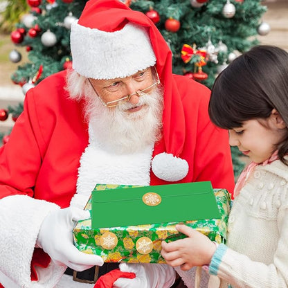 100 Pieces Number 10 Envelopes Gift Card Envelopes with 200 Pieces Christmas Kraft Snowflake Stickers Valentine's Day Stickers for Festive Letters Holiday Mail Gift Supplies (Simple Style)