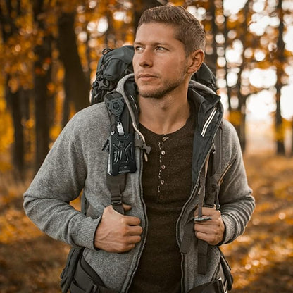 MNGARISTA Heavy Duty Retractable Keychain with Belt Clip, Retractable ID Badge Reel, Badge Holder with 31.5' Steel Cord and Key Ring, 9.0oz