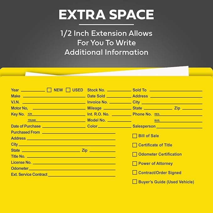 Printed Heavy Duty Deal Jackets - Yellow (100 Shrink Wrapped)