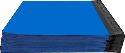 Colored Poly Mailers Pack of: Be creative with your packaging with Colored mailers (Blue, 10" x 13" pack of 200)