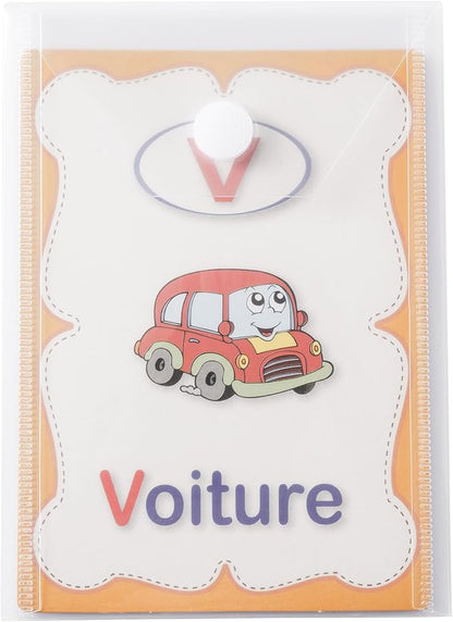 6''x4'' Vertical Plastic Envelopes Hook Loop Closure Coupon Receipt Storage Holder 30 Pack