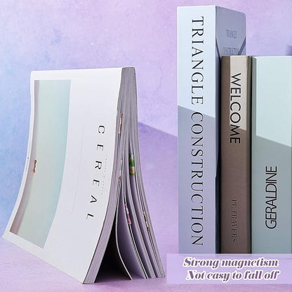 Zonon 10 Pieces Magnetic Bookmarks Magnet Page Markers Kaleidoscope Bookmarks Clips for Students Reading, Planners, Journals, Books