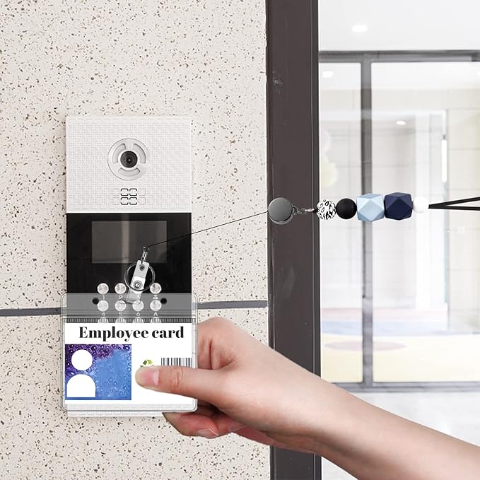 6 in 2 Set Retractable Lanyard for ID Badges, Teacher Lanyard with ID Holder Cute Lanyards for Women Nurse Teacher Appreciation Gifts Office Gift for Coworkers